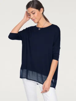 Linea Tesini T-Shirts<T-shirt ample tissu léger à l'ourlet