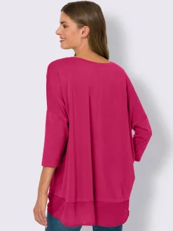 Linea Tesini T-Shirts<T-shirt ample tissu léger à l'ourlet