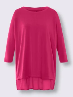 Linea Tesini T-Shirts<T-shirt ample tissu léger à l'ourlet