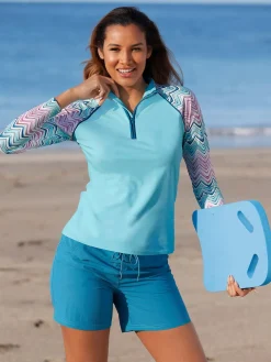 Maillots De Bain<T-shirt anti-uv protection anti-uv