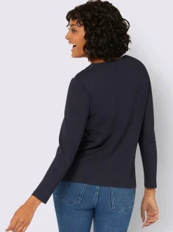 Collection L T-Shirts<T-shirt avec un imprimé tendance et manches longues