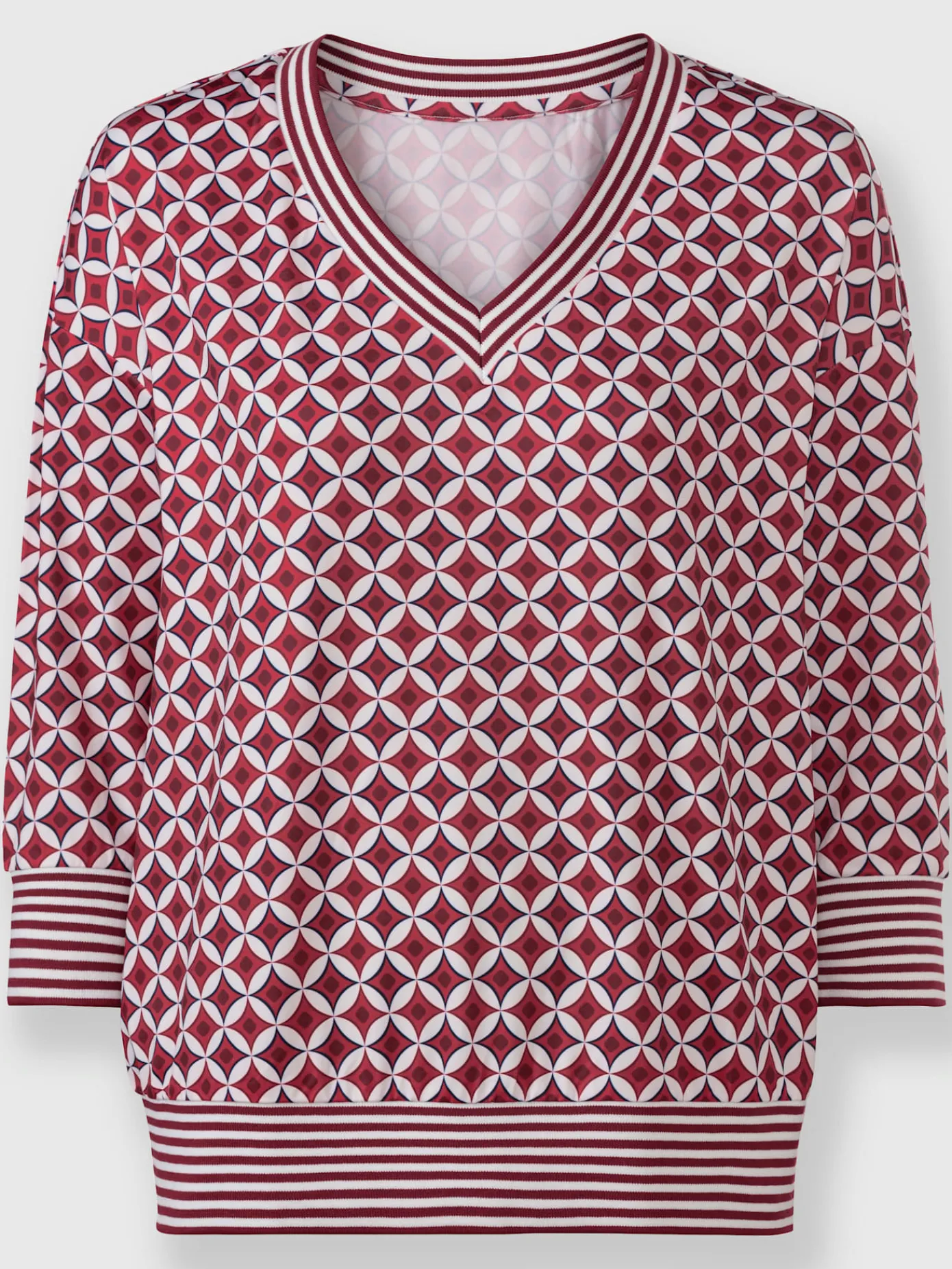 Rick Cardona T-Shirts<T-shirt bords-côtes rayés