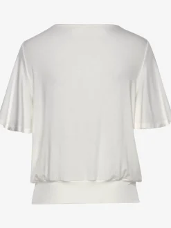 LASCANA T-Shirts<T-shirt cache-cœur encolure chevauchante avec bouton-pression