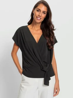 Ashley Brooke Tenues De Cérémonie|T-Shirts<T-shirt cache-cœur superbe aspect cache-cœur