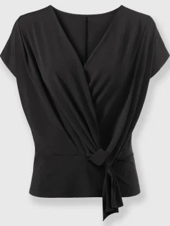 Ashley Brooke Tenues De Cérémonie|T-Shirts<T-shirt cache-cœur superbe aspect cache-cœur