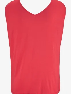 s.Oliver T-Shirts<T-shirt col v avec cordons