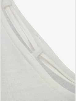 s.Oliver T-Shirts<T-shirt col v avec cordons