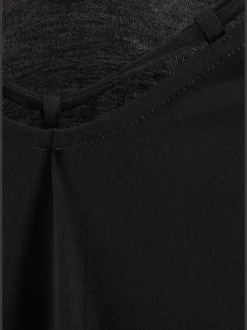 s.Oliver T-Shirts<T-shirt col v avec cordons