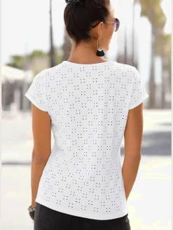 LASCANA T-Shirts<T-shirt de plage encolure ronde