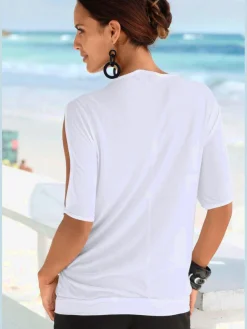 LASCANA T-Shirts<T-shirt de plage imprimé