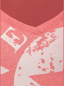 Venice Beach T-Shirts<T-shirt de plage imprimé devant sur le côté pour un look vintage tendance