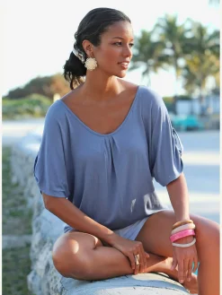 LASCANA T-Shirts<T-shirt de plage joli détail crochet au dos