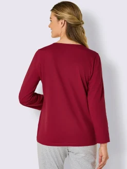 Comtessa Pyjamas<T-shirt de pyjama jersey fin