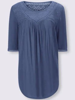 Linea Tesini T-Shirts<T-shirt détails en dentelle tendance