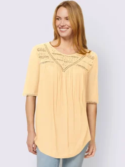 Linea Tesini T-Shirts<T-shirt détails en dentelle tendance