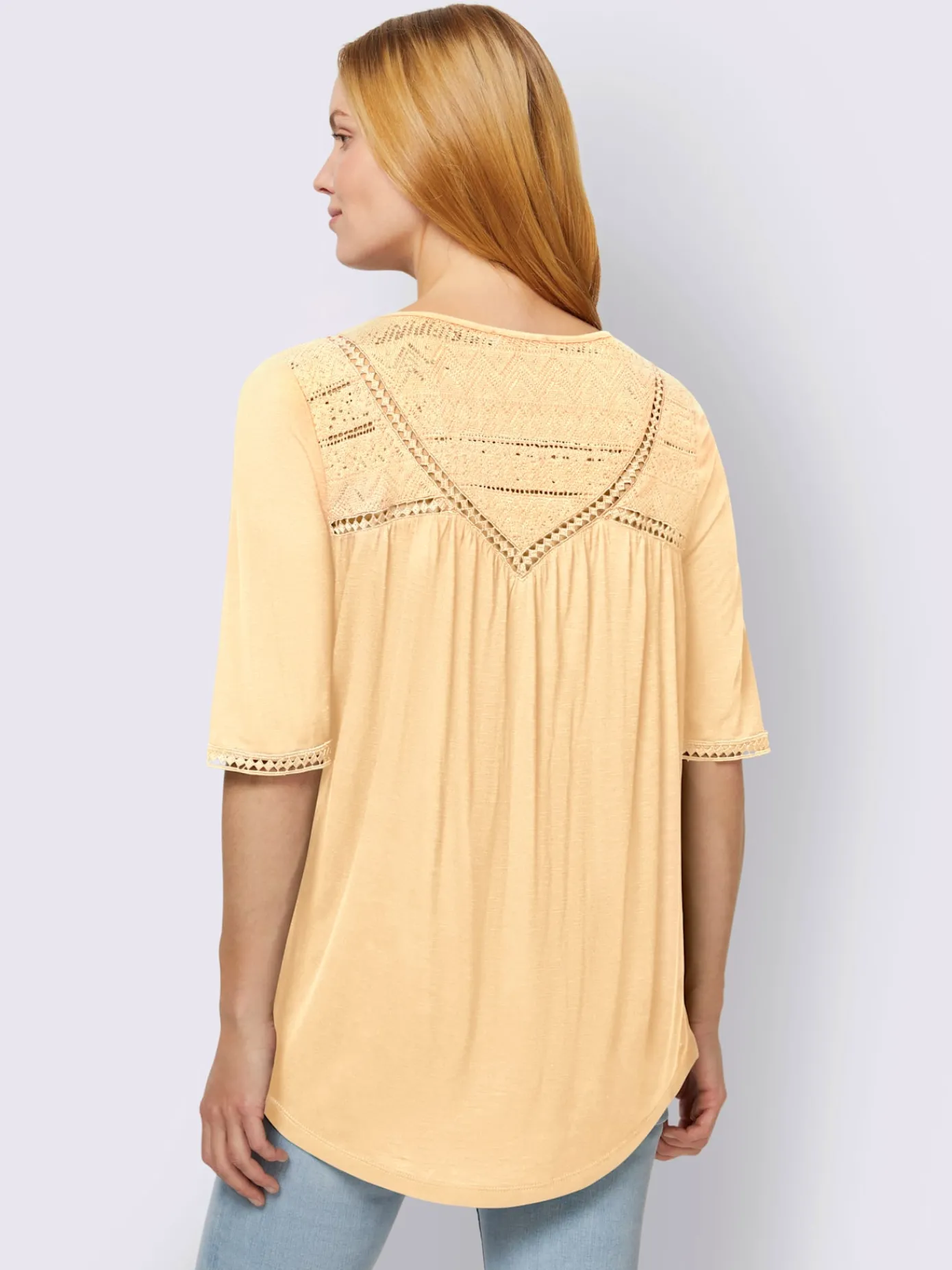 Linea Tesini T-Shirts<T-shirt détails en dentelle tendance