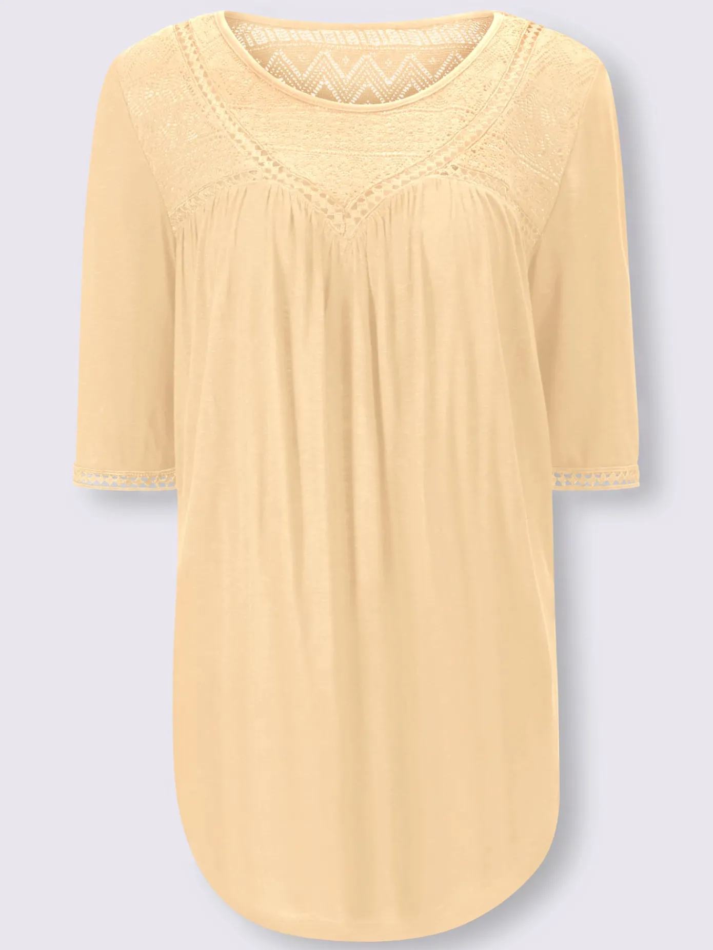 Linea Tesini T-Shirts<T-shirt détails en dentelle tendance