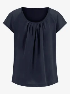 Alessa W. T-Shirts<T-shirt en coton fluide effets plissés élégants