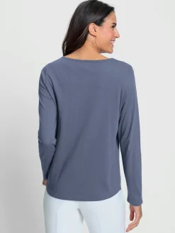 T-Shirts<T-shirt en dentelle 50% modal