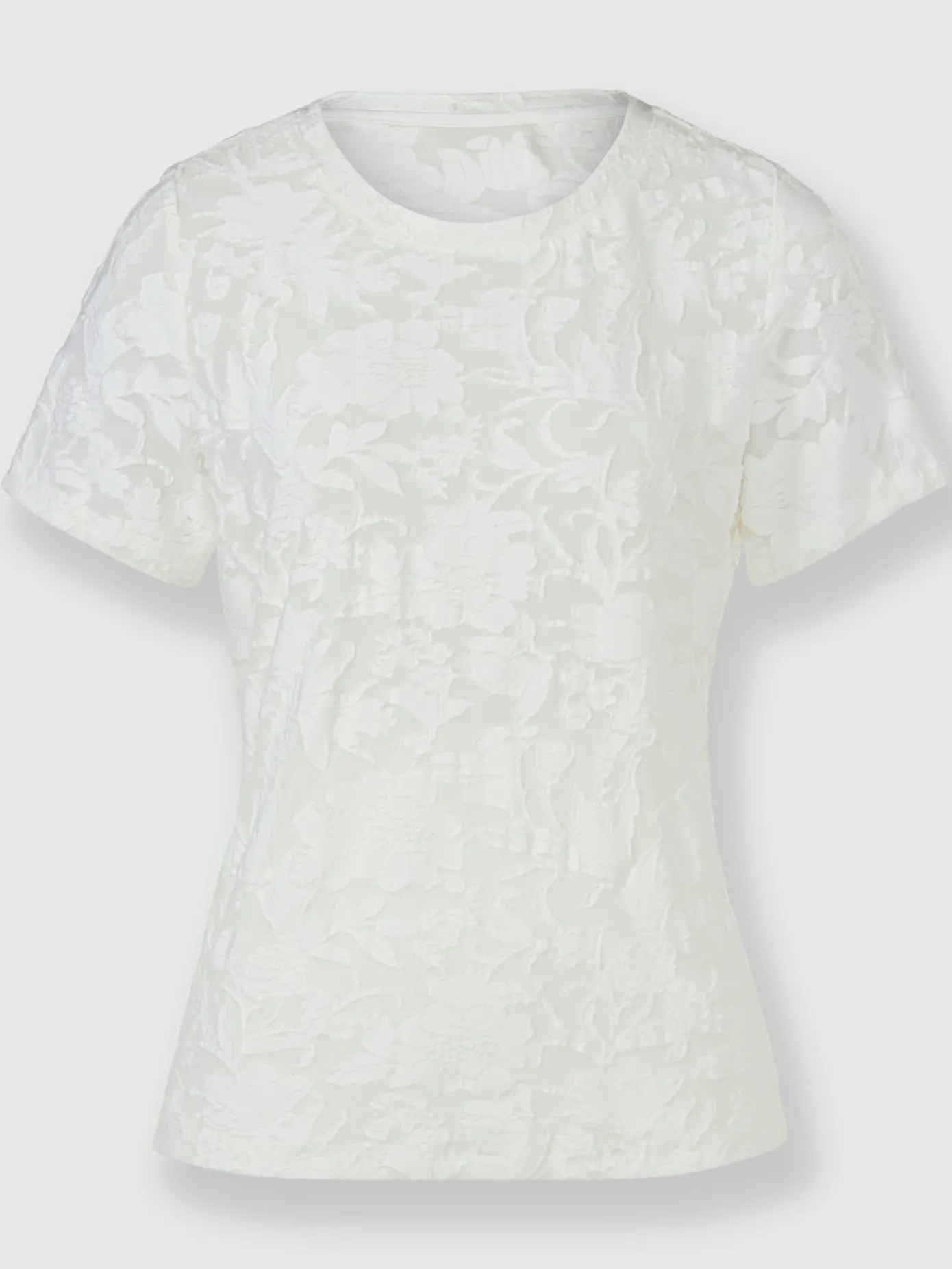 Ashley Brooke T-Shirts<T-shirt en dentelle avec dentelle