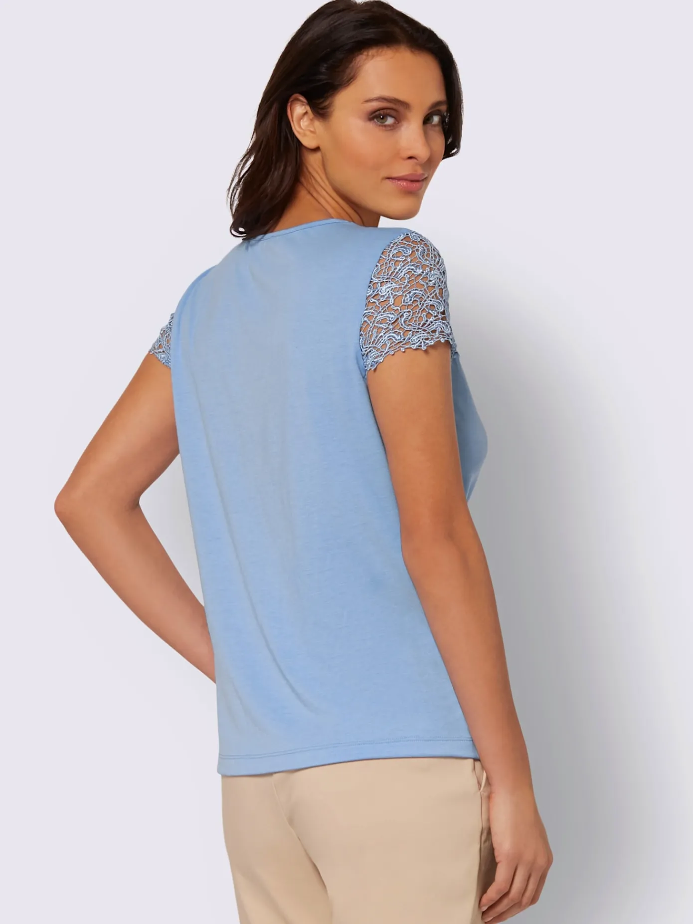 Fair Lady Tenues De Cérémonie|T-Shirts<T-shirt en dentelle empiècement en dentelle