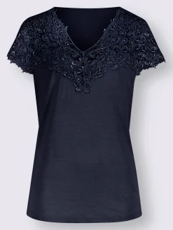 Fair Lady Tenues De Cérémonie|T-Shirts<T-shirt en dentelle empiècement en dentelle