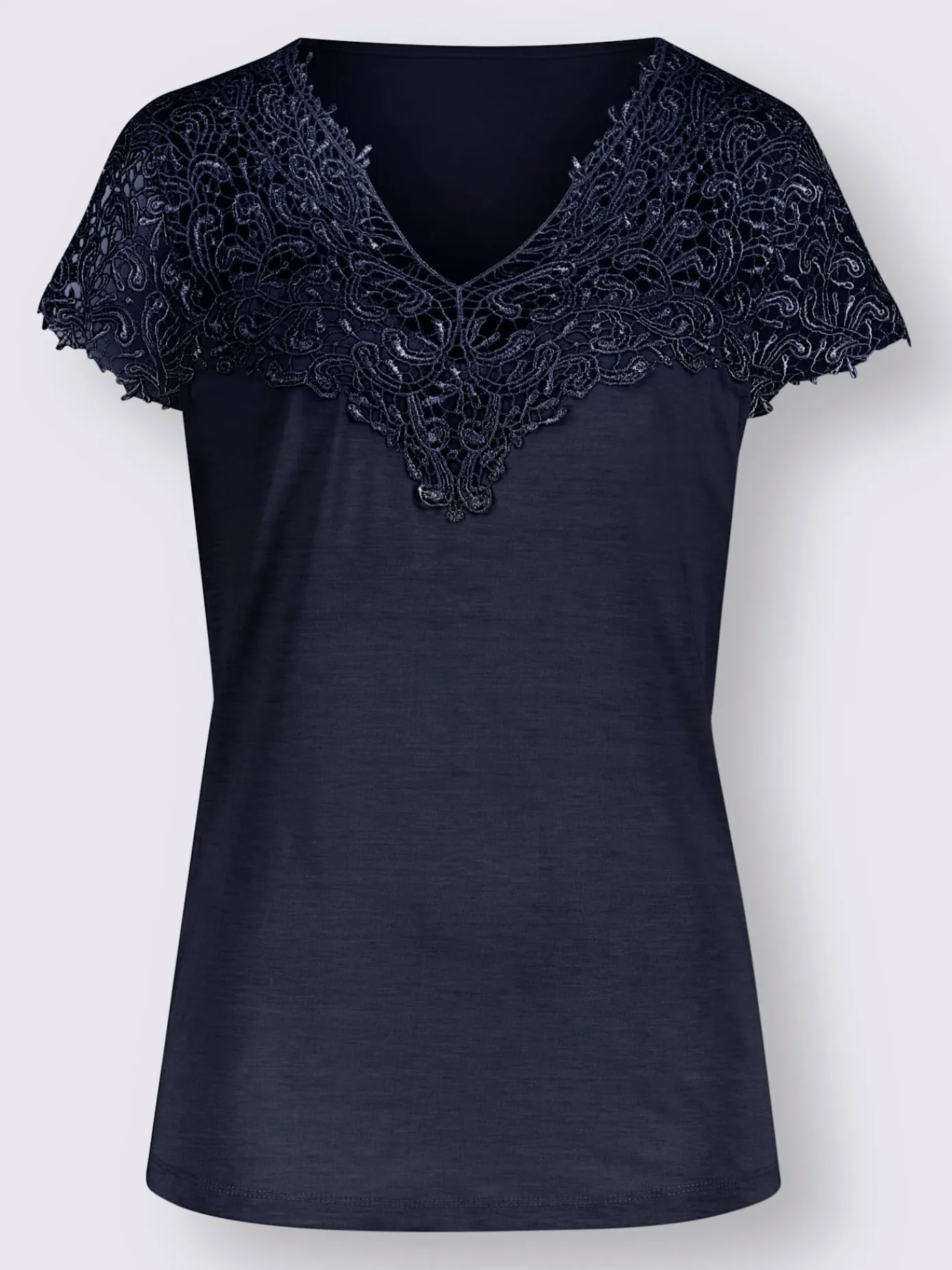 Fair Lady Tenues De Cérémonie|T-Shirts<T-shirt en dentelle empiècement en dentelle