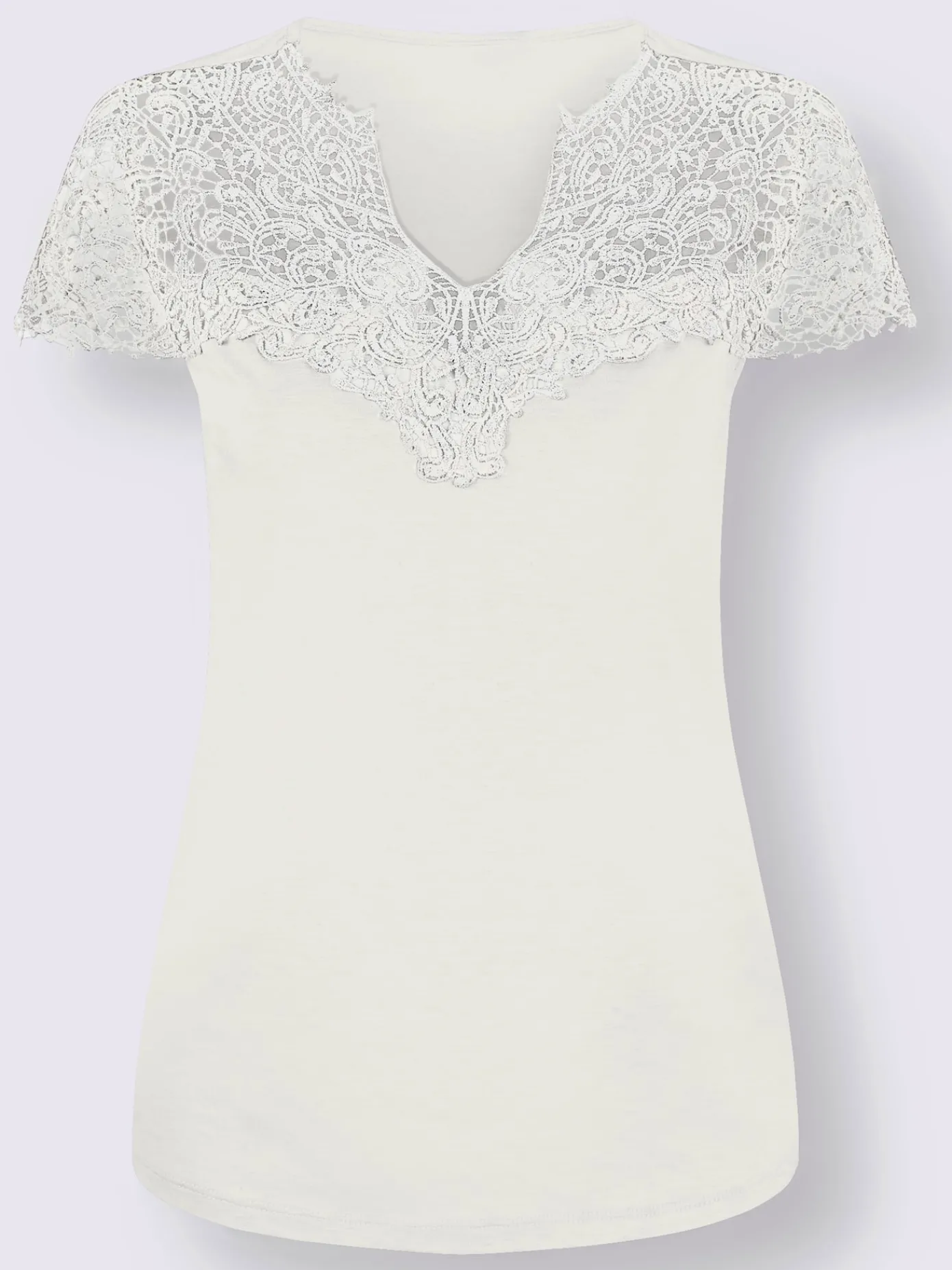 Fair Lady Tenues De Cérémonie|T-Shirts<T-shirt en dentelle empiècement en dentelle