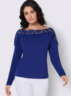 Creation L T-Shirts<T-shirt en dentelle qualité modal