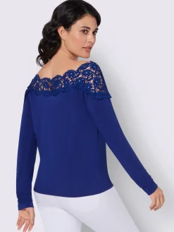 Creation L T-Shirts<T-shirt en dentelle qualité modal