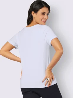 Creation L T-Shirts<T-shirt en dentelle qualité lyocell estivale