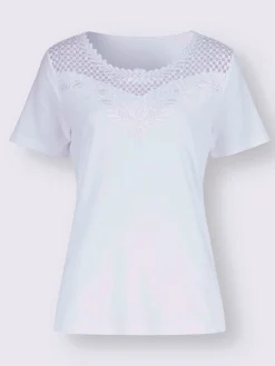 Creation L T-Shirts<T-shirt en dentelle qualité lyocell estivale