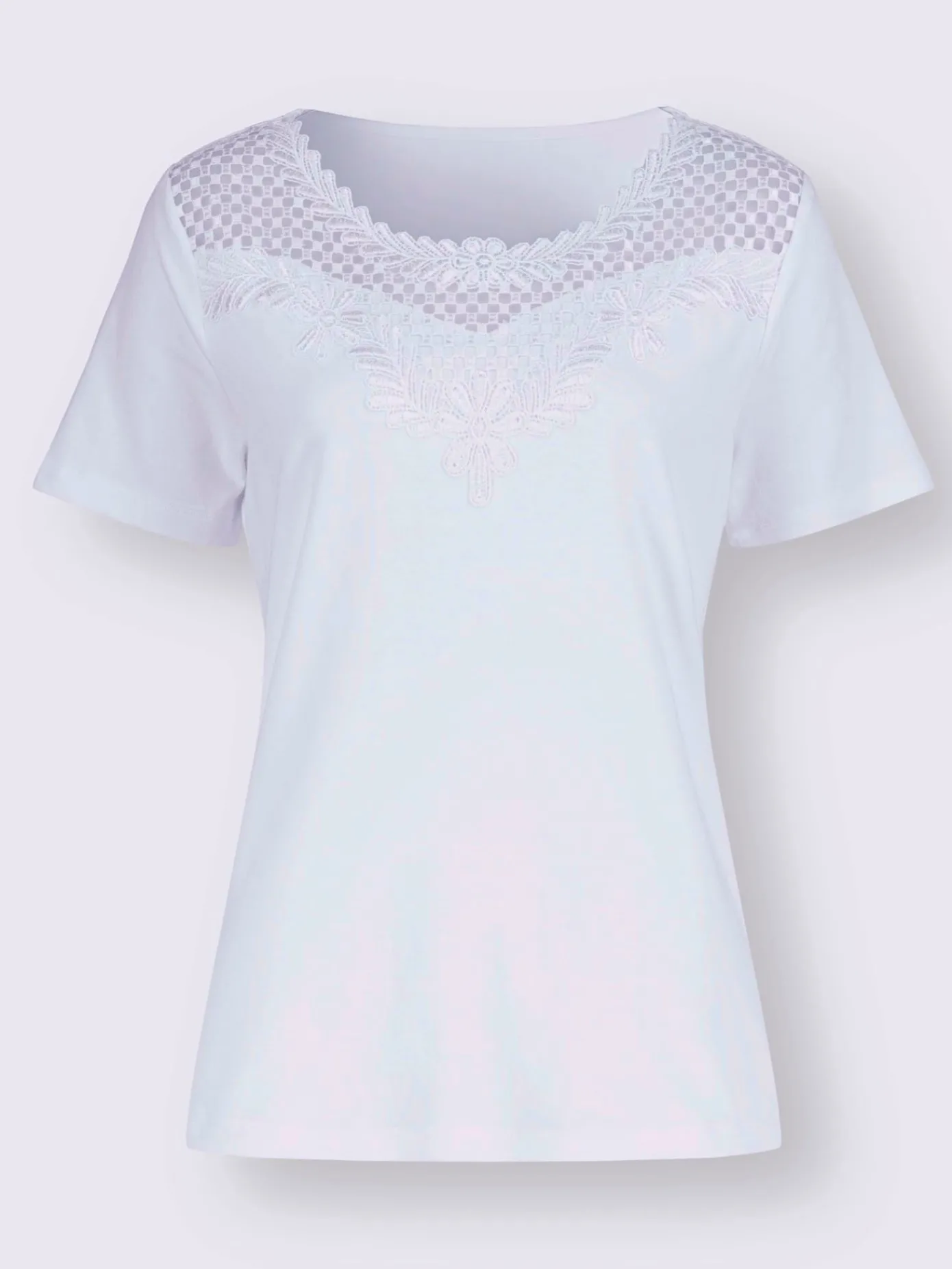 Creation L T-Shirts<T-shirt en dentelle qualité lyocell estivale