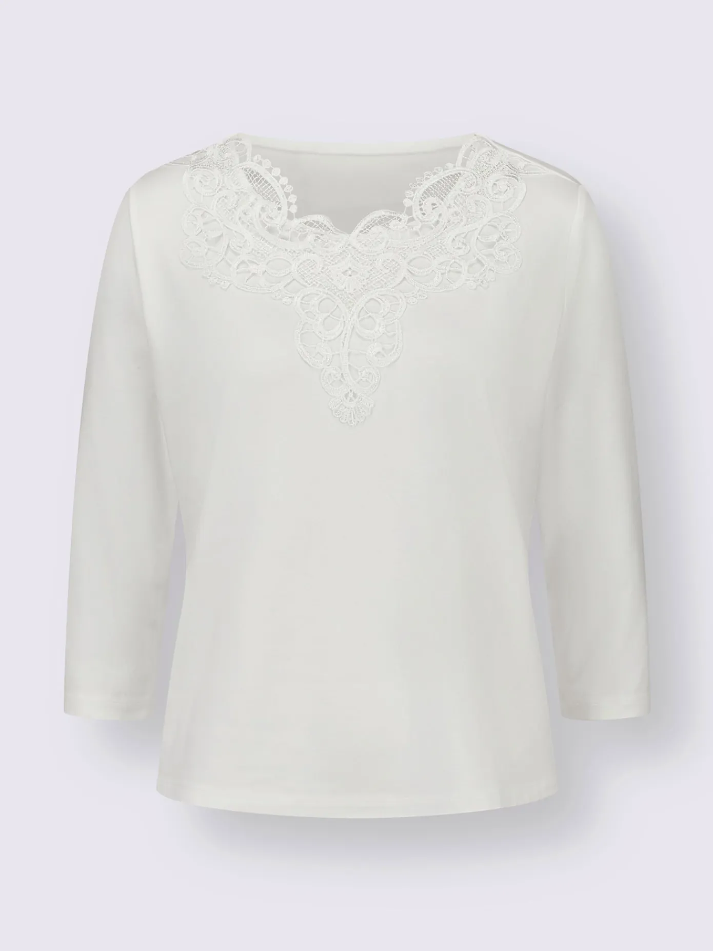 Creation L T-Shirts<T-shirt en dentelle qualité lyocell