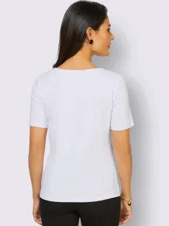 Creation L Tenues De Cérémonie|T-Shirts<T-shirt en dentelle ultra-doux avec modal