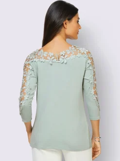 Creation L T-Shirts<T-shirt en dentelle viscose