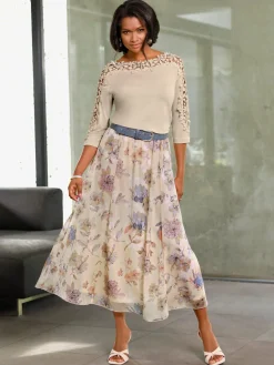 Fair Lady Tenues De Cérémonie|T-Shirts<T-shirt en dentelle viscose