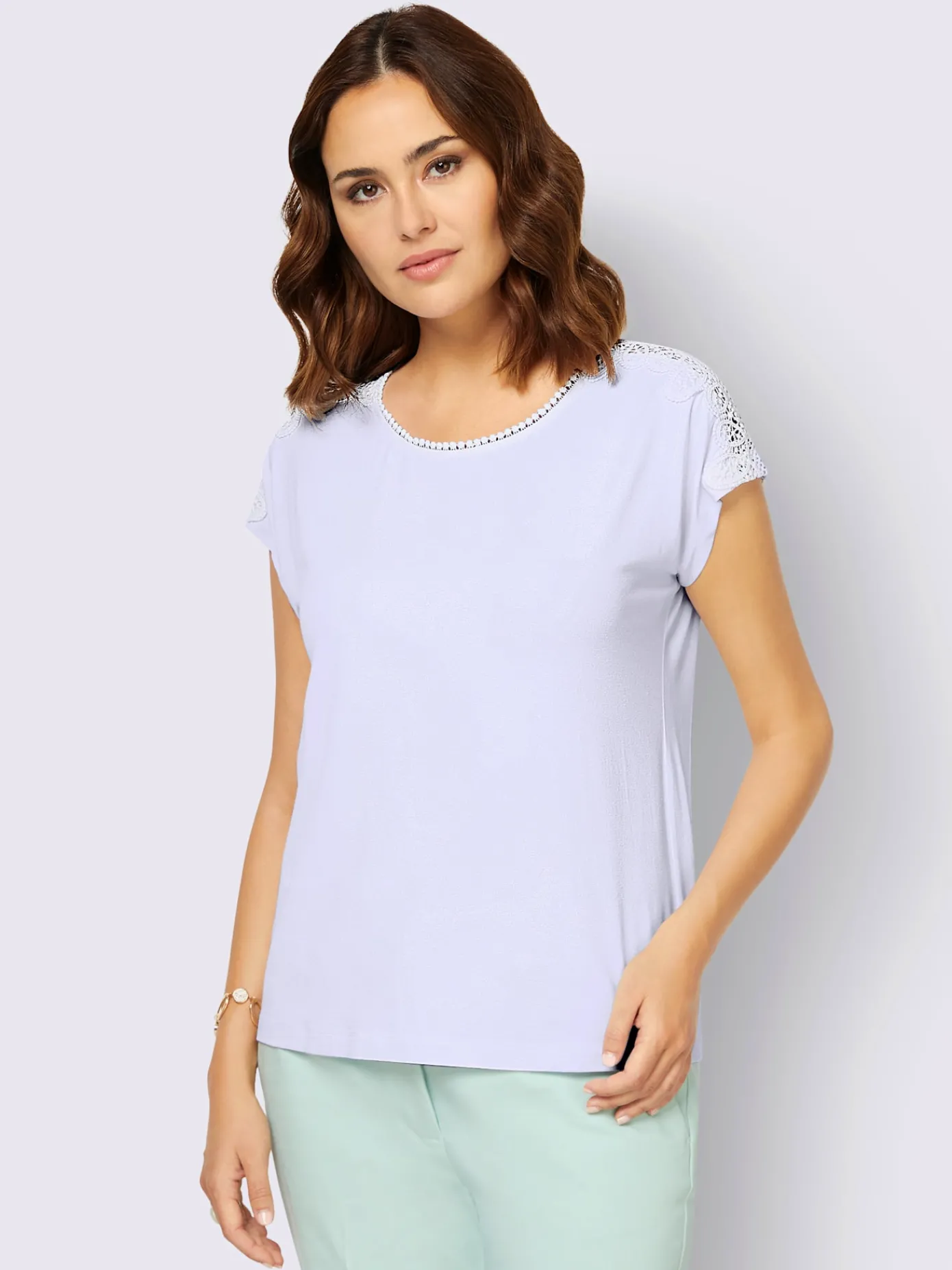 Creation L T-Shirts<T-shirt en dentelle viscose