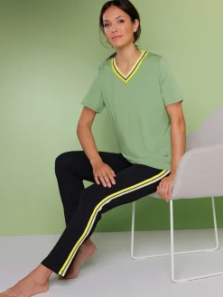 CREATION L PREMIUM Tenues De Détente<T-shirt en modal jersey fin