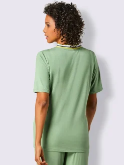 CREATION L PREMIUM Tenues De Détente<T-shirt en modal jersey fin