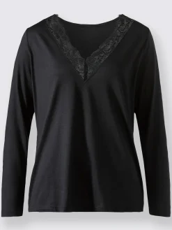 T-Shirts<T-shirt en v 50% coton