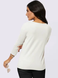 Creation L T-Shirts<T-shirt en v 48% modal