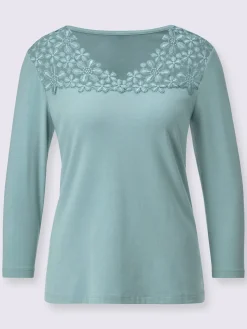 Creation L T-Shirts<T-shirt en v 48% modal