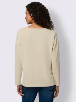 Linea Tesini T-Shirts<T-shirt en v bordure en dentelle à l’ourlet