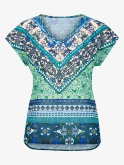 T-Shirts<T-shirt en v légèreté estivale