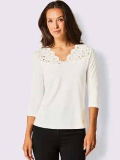 CREATION L PREMIUM T-Shirts<T-shirt en v ultra-doux avec modal