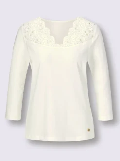 CREATION L PREMIUM T-Shirts<T-shirt en v ultra-doux avec modal