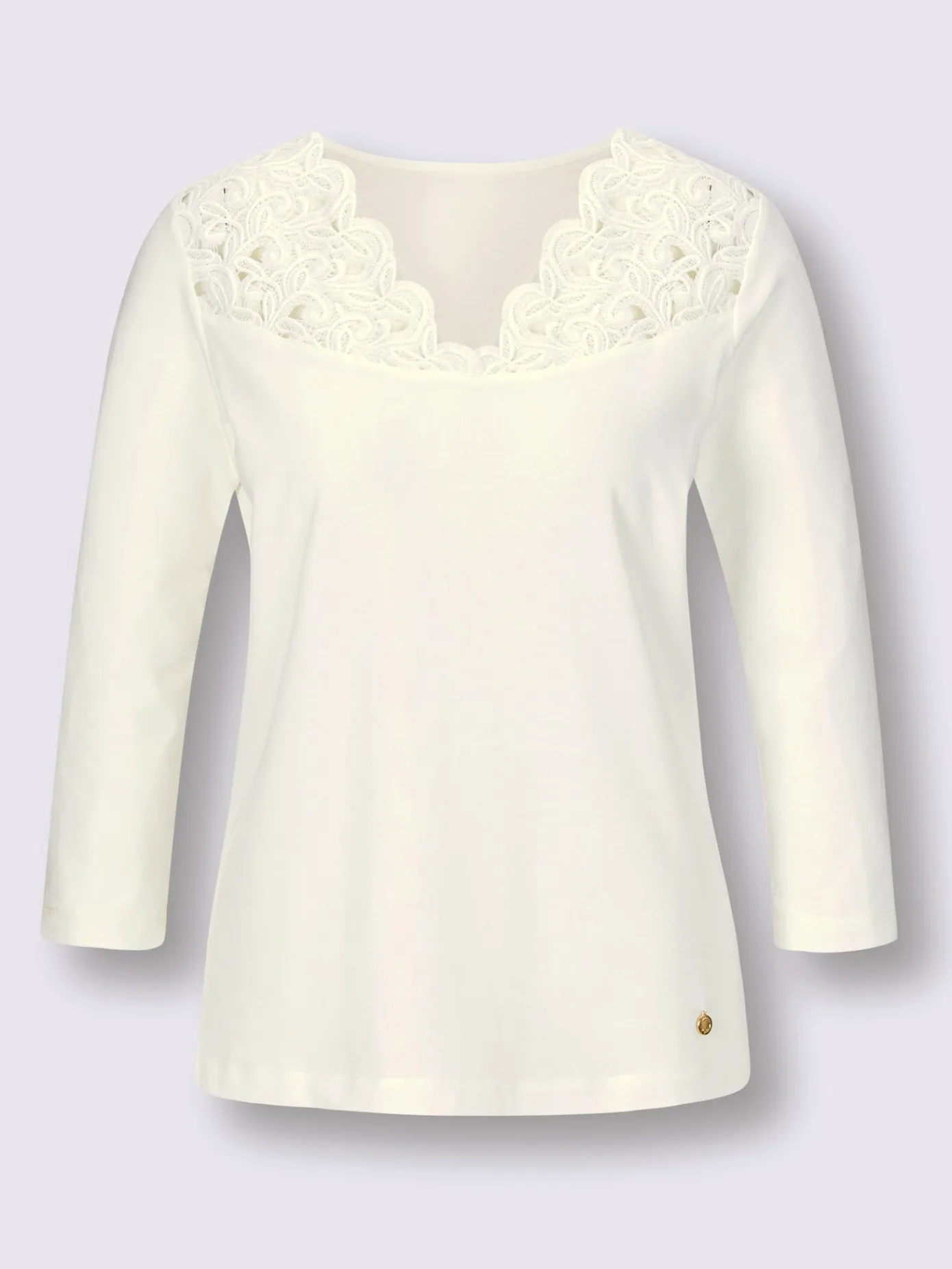 CREATION L PREMIUM T-Shirts<T-shirt en v ultra-doux avec modal