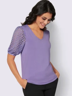 Creation L T-Shirts<T-shirt en v viscose