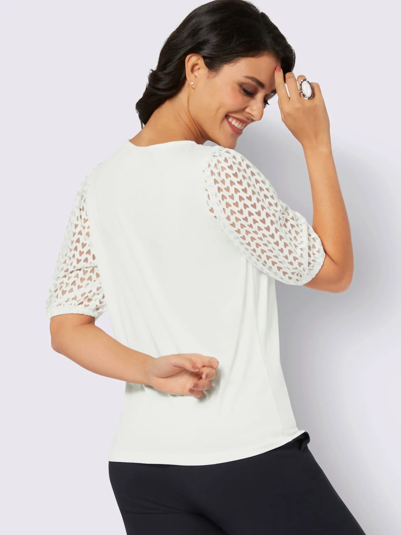 Creation L T-Shirts<T-shirt en v viscose